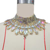 Radiating Statement Rhinestone Crystal Necklace