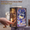 CUTEBEE Book Nook Kit DIY Doll House with LED Light Bookshelf Insert Eternal Bookstore Model Collection Series For Birthday Gift