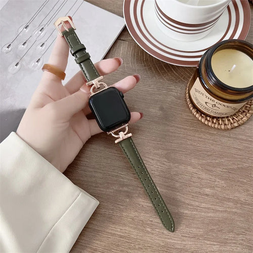 Apple Watch Genuine Leather Strap - Classic Durable Design
