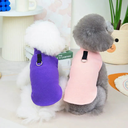 Winter Pet Dog Clothes Soft Fleece Pet Clothing Vest Jacket Small Medium Dog Bulldog Chihuahua Yorkie Costumes