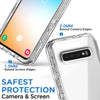 For Samsung Galaxy S10/S10 Plus/S10+/S10e Phone Case Hybrid Rugged Shockproof Protective Heavy Duty Transparent Clear Cover