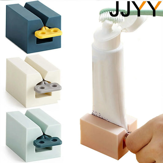 JJYY Household Plastic Toothpaste Tube Squeezer Easy Dispenser Roll Holder Bathroom Supplies Tooth Cleaning Accessories