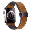 Apple Watch Genuine Leather Band - Stylish Magnetic Strap