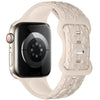 Apple Watch Silicone Band - Floral Engraved - Stylish Design