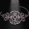 AB Rhinestone Wrap Snap Bracelet