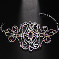 AB Rhinestone Wrap Snap Bracelet