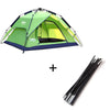 Desert Fox Family Camping Tent 3 Person Outdoor Automatic Tents Instant Set-up Pop-up 2/3 Ways Use Tent for Beach Hiking Travel