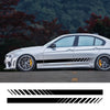 2Pcs Car Side Door Sticker Auto Body Trim Vinyl Film Decal For BMW E39 E46 E91 Mercedes Benz Citroen Acura Exterior Accessories