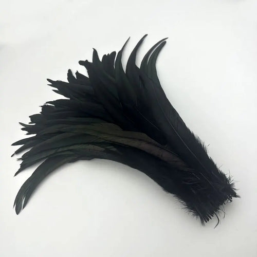 50PCS Two-Tone Rooster Tail Feathers (35-40CM)