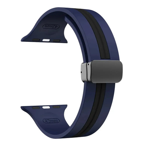 Apple Watch Silicone Strap - Durable Magnetic Closure Design
