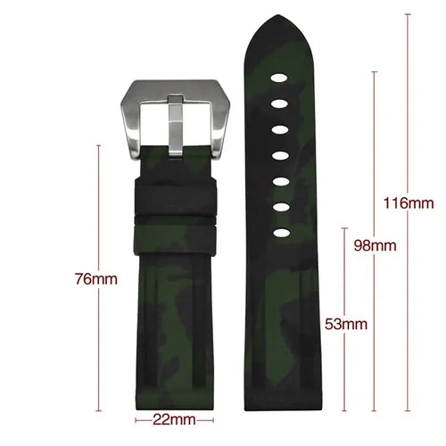 Samsung Galaxy Watch Silicone Band - Soft Waterproof Camo