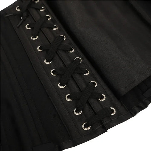 20 Steel Bone Cotton Underbust Corset Heavy Duty Waist Trainer Cincher