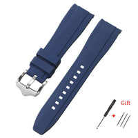 OnePlus Smartwatch Silicone Watch Band Curved End Rubber Strap Bracelet