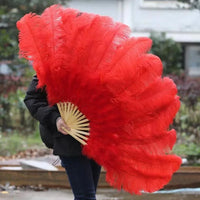 90CM Ostrich Feather Fans