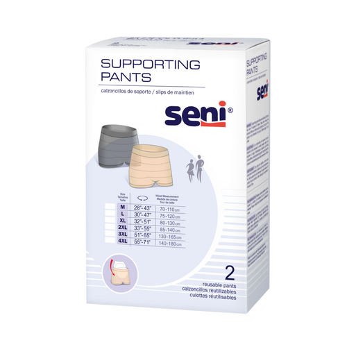 Seni Active Super Supporting Adult Pull-Up Diaper Pants, XL Size (2 Packs of 16, 32 Count Total)