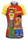 Sesame Street Bert & Ernie Women's Cycling Jersey (S, M, L, XL, 2XL)