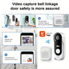 Tuya WiFi wireless smart video doorbell bidirectional outdoor HD camera 1080P support SD card/cloud storage waterproof