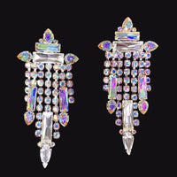 Rhinestone Necklace & Earring Set