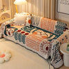 Cartoon Sofa Cover Double Use Beds Blanekets Throw Blanket Picnic Mat With Tassel Sofa Bed Universal Decorative