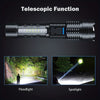 1/2pcs High Lumens Flashlights, Rechargeable Led Flashlights With 7 Light Modes, Powerful Handheld FlashLight For Camping