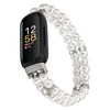 Fitbit Inspire 3 Elastic Pearl Band – Stylish Beaded Stretch Strap