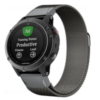 Garmin Stainless Steel Magnetic Strap - Durable QuickFit Band