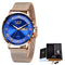 rose gold blue / Ships From Within USA