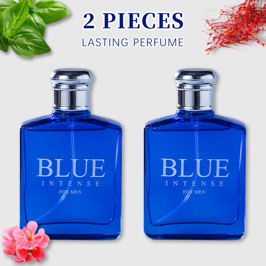 BLUE CHARM Eau de Parfum Spray 2 шт. 3,4 унції / 100 мл Багатошаровий аромат Ароматичний аромат для чоловіків Чоловічі духи EDP