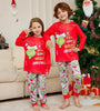 2024 Christmas Matching Family Pajamas Xmas The GRC Cartoon Print Pjs Adult Child Clothing Outfit Set Baby Jumpsuit+Dog Clothes