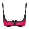 Lace Underwire Half-Cup Balconette Bra