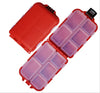 10 Compartments Mini Fishing Tackle Box Fish Lures Square Case Fishing Hooks Holder Accessories Baits Plastic Storage