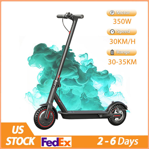 350W Foldable Electric Scooter for Adults Teens,Explosion-proof Tires,Dual Brake System Lightweight High Quality E-scooter