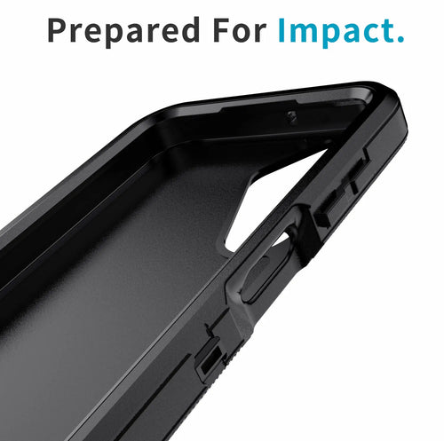 Black For Samsung Galaxy A16 5G Case Heavy Duty Shockproof Hard Protective Rugged Hybrid 3in1 Layers Cover
