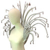 Curved Multi-Arm Backpiece Frame with Attachment Loops