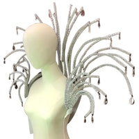 Curved Multi-Arm Backpiece Frame with Attachment Loops