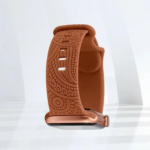 Apple Watch Silicone Strap - Stylish, Engraved Design