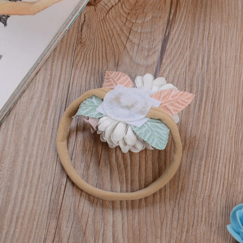 Elegant Baby Girls Headband with Shiny Rhinestones and Lace Bow Soft Elastic Hair Band for Photo Shoots and Special Occasions