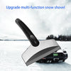 1-5PCS Snow Removal Scraper Portable Windshield Ice Scraper Stainless Steel Frost Removal Tool For Car Window Snow Cleaning Tool