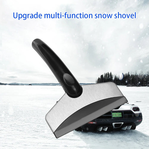 1-5PCS Snow Removal Scraper Portable Windshield Ice Scraper Stainless Steel Frost Removal Tool For Car Window Snow Cleaning Tool