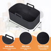 2pcs Air Fryer Silicone Tray Rectangle Oven Baking Basket Reusable Liner Insert Dish Fried Chicken for Airfryers Accessories