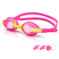 Swimming Goggles For Kids Youth Age 3-14 Years Old Anti-fog 100% UV Protection Clear Vision No Leaking Quick Adjustable Strap