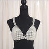 Handmade Pearl Bikini Bra Chain & Worn-Outside Body Jewelry