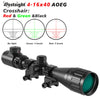 4-16X40 AOE Optics Hunting Riflescope Red&Green Dot Illuminated Sight Rifle Scope Sniper Gear Scope Airsoft Rifle