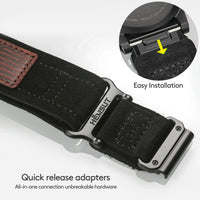 Garmin Leather Watch Band Strap - Premium Sports Style