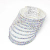 Sparkling Multi-Layer Rhinestone Arm Chain – Stacked Crystal Spiral Cuff & Upper Arm Bangle for Raves, Festivals & Beachwear