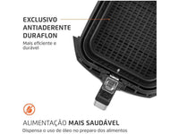 Electric Fryer No Oil/Air Fryer Mondial Family AFN-40-BI Black 4L with Timer - 110V