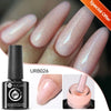 UR SUGAR 7ml Nude Crystal Rubber Base Gel Natural Color Semi Permanent Soak off UV LED Gel Nail Art Varnish