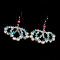 Dazzling Simulated Pearl String Bra Chain & Bikini Shawl Chest Jewelry