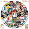 50/100pcs Cartoon Snarky MEME Stickers Decals For Phone Scrapbook Skateboard Suitcase Refrigerator Graffiti Aesthetic Stickers