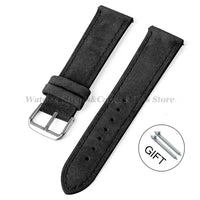 COROS Suede Leather Watch Band for COROS Smartwatch Unisex Comfort Strap